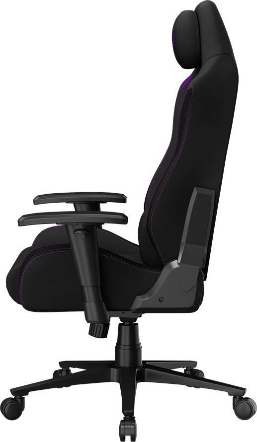 LORGAR CHA41, Ergonomic Gaming Chair Advanced, premium anti-stain fabric, Juodas/violetinė