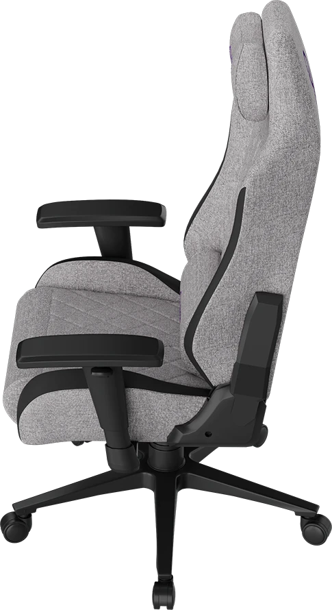 LORGAR CHA41, ergonomiška žaidimų kėdė, pažangi, aukščiausios kokybės audinys, apsaugantis nuo dėmių, Pilkas