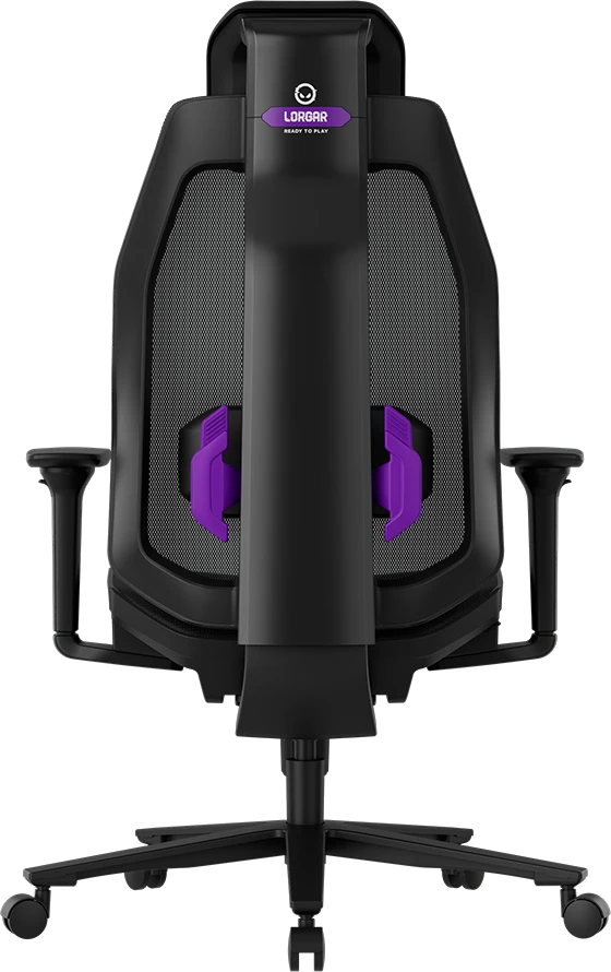 LORGAR CHP51 Mesh Gaming Chair Pro Multi-adjustable Juodas-Violetinė