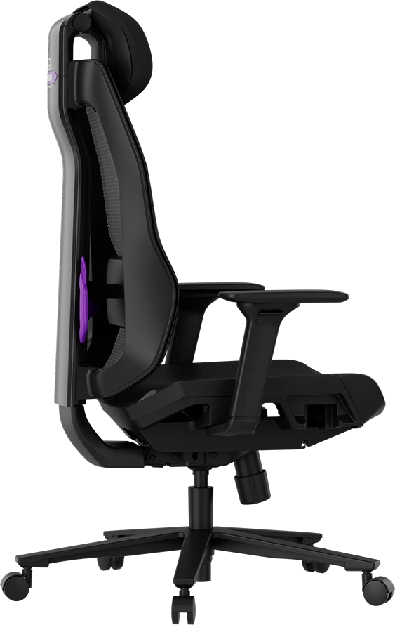 LORGAR CHP51 Mesh Gaming Chair Pro Multi-adjustable Juodas-Violetinė