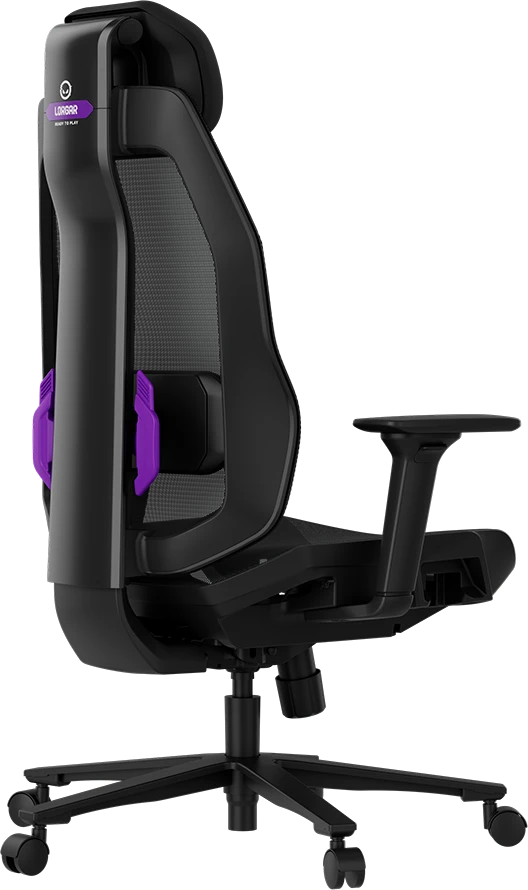 LORGAR CHP51 Mesh Gaming Chair Pro Multi-adjustable Juodas-Violetinė