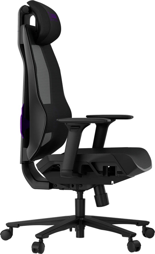 LORGAR CHP51 Mesh Gaming Chair Pro Multi-adjustable Juodas-Violetinė