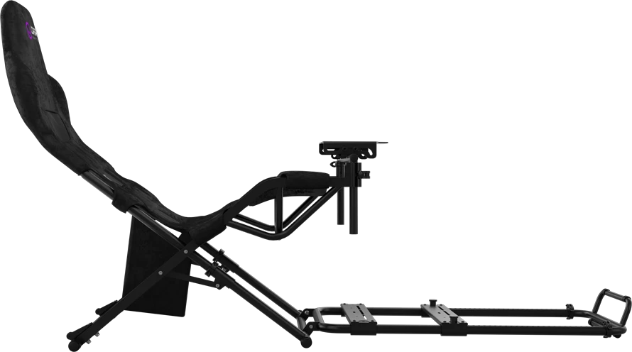 LORGAR FLEX RAF1, „Sim Racing“ kabina su pažangia konstrukcija, sulankstoma, 150x72x113 cm – žaidžiant, 38x72x126 cm – sulankstyta, Juodas