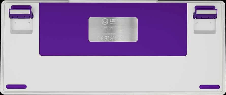 LORGAR KBP7075W, Wireless 75% Mechaninė klaviatūra žaidimams Pro, Baltas, EN išdėstymas