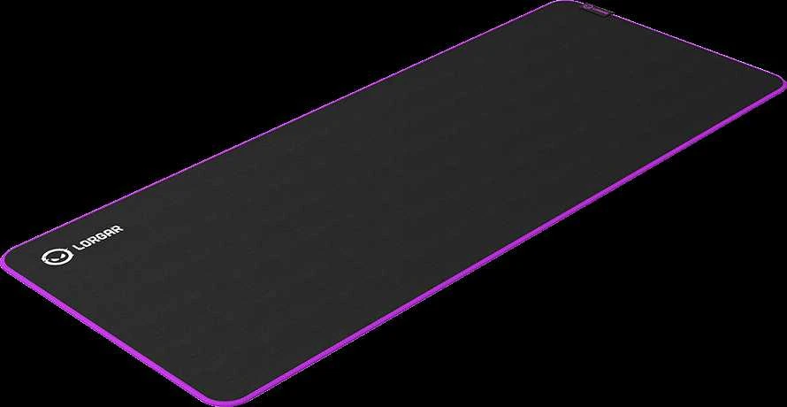 Lorgar Main 319, Pelės kilimėlis žaidimams, High-speed surface, Violetinė anti-slip rubber base, size: 900mm x 360mm x 3mm, weight 0.6kg