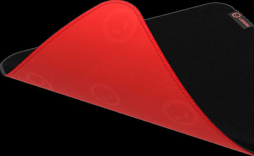 Lorgar Main 323, Pelės kilimėlis žaidimams, Tikslus valdymo paviršius, Raudona neslystantis guminis pagrindas, dydis: 360mm x 300mm x 3mm, svoris 0,21kg