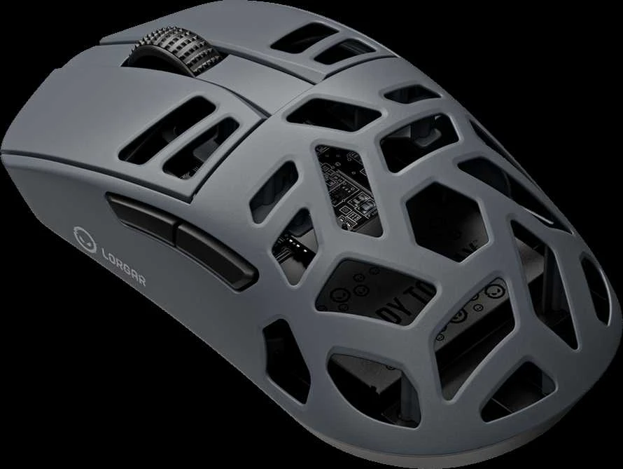 LORGAR MSE90W, Magnesium Alloy Belaidė pelė žaidimams Elite, Dark Pilkas