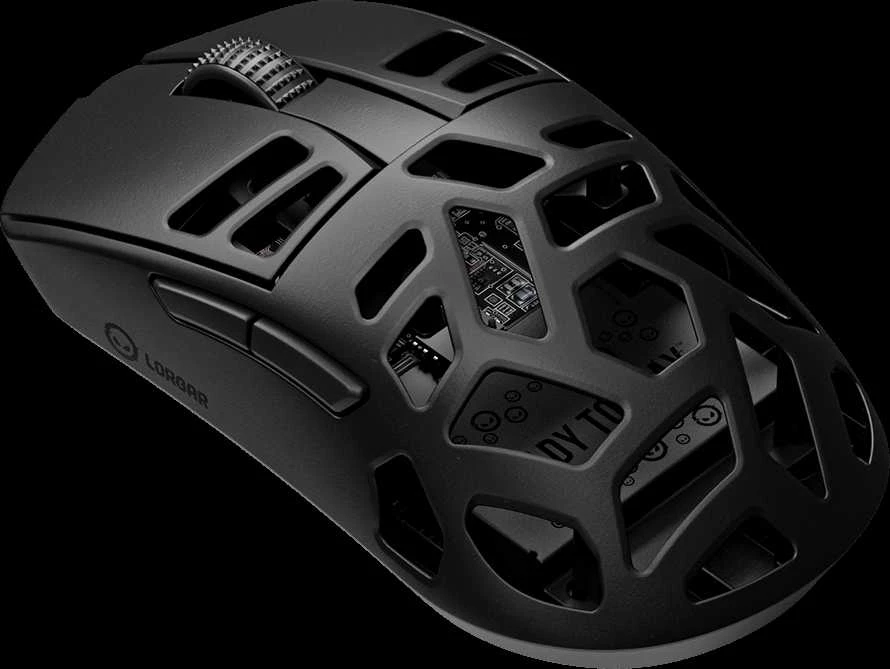 LORGAR MSE90W, Magnesium Alloy Belaidė pelė žaidimams Elite, Juodas