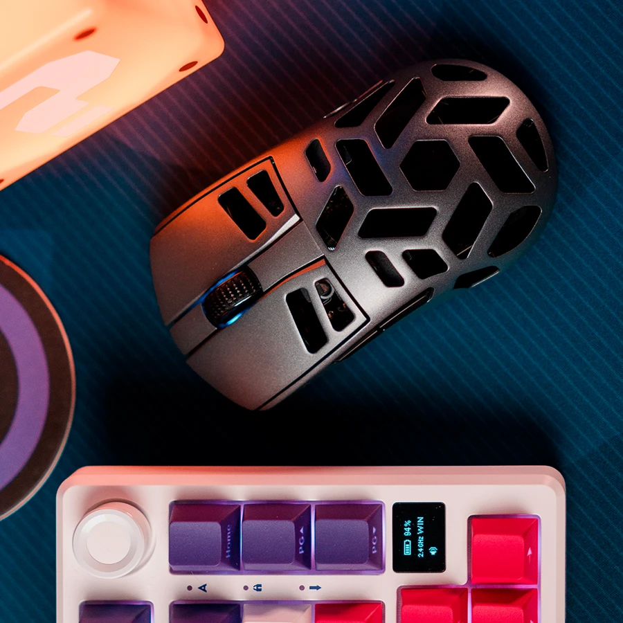 LORGAR MSE90W, Magnesium Alloy Belaidė pelė žaidimams Elite, Dark Pilkas