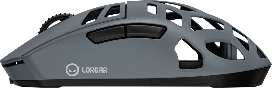 LORGAR MSE90W, Magnesium Alloy Belaidė pelė žaidimams Elite, Dark Pilkas