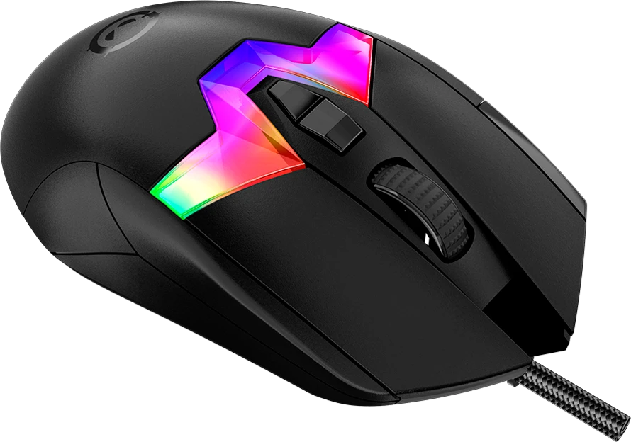 LORGAR MSP80, 8000 Hz Pelė žaidimams Pro, Juodas