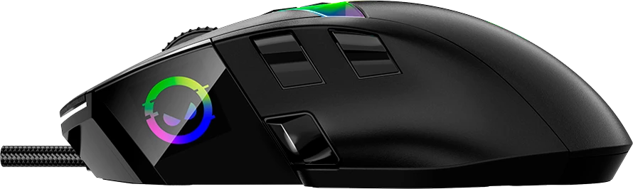 LORGAR MSP80, 8000 Hz Pelė žaidimams Pro, Juodas