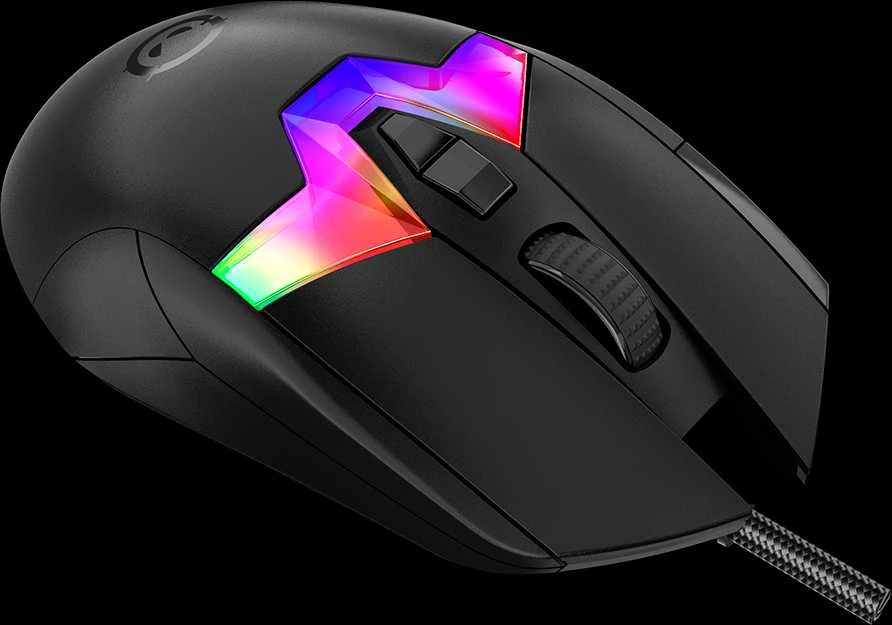 LORGAR MSP80, 8000 Hz Pelė žaidimams Pro, Juodas