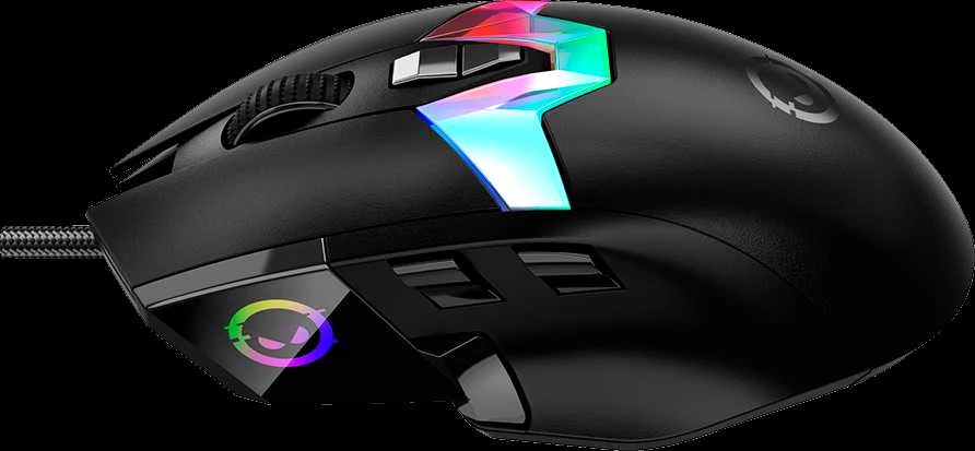 LORGAR MSP80, 8000 Hz Pelė žaidimams Pro, Juodas