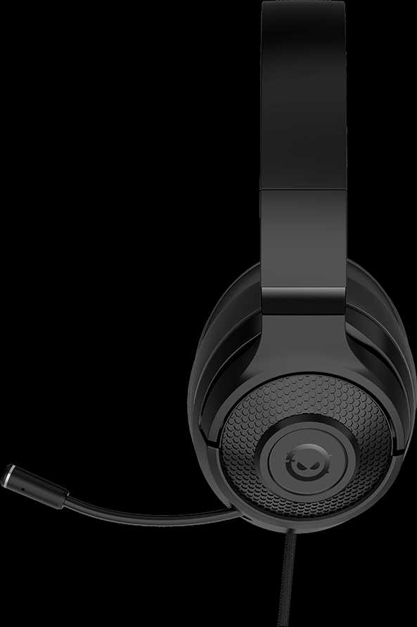 LORGAR Noah 101, Žaidimų ausinės su mikrofonu, 3.5mm jack connection, kabelio ilgis 2m, sulankstomos design, PU leather ear pads, size: 185*195*80mm, 0.245kg, juodas
