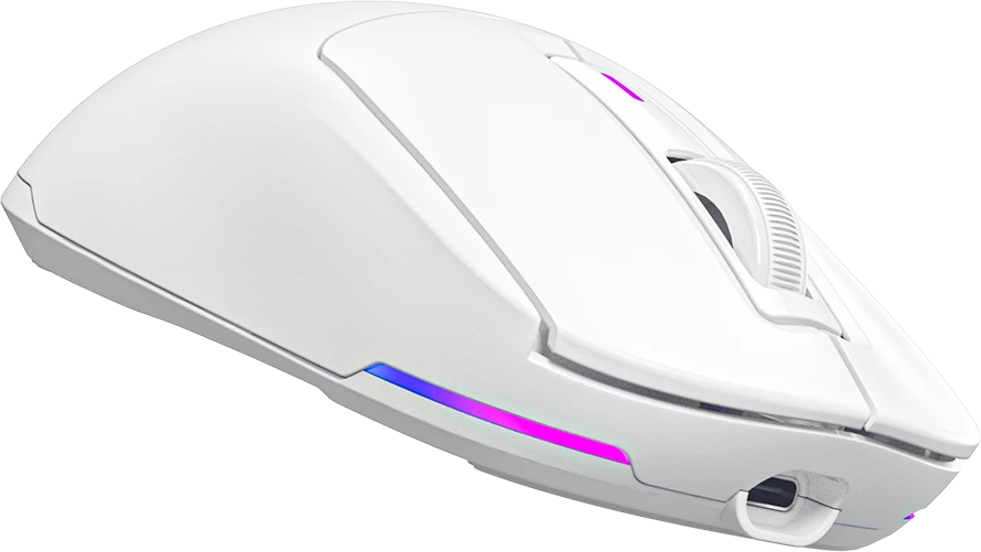 LORGAR Pelė žaidimams MSA10WR Advanced Wireless PixArt 3311 Baltas