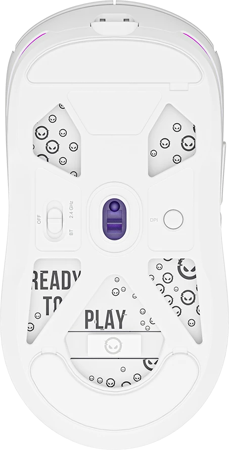 LORGAR Pelė žaidimams MSA10WR Advanced Wireless PixArt 3311 Baltas