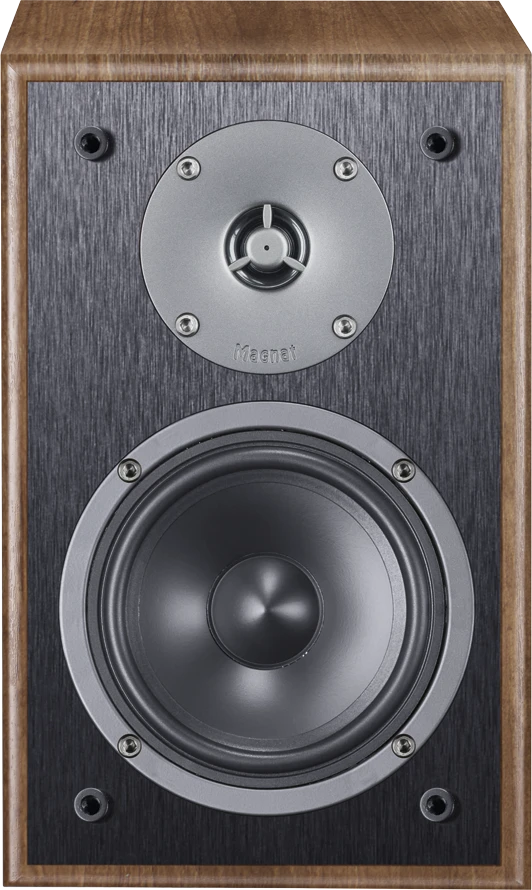 Magnat Monitorius S10 B Bookshelf Speakers, Walnut, Pair