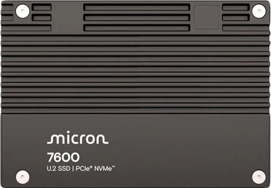 Micron 7600 PRO 3.84TB NVMe U.2 (15 mm) įmonės SSD vieno disko pakuotė