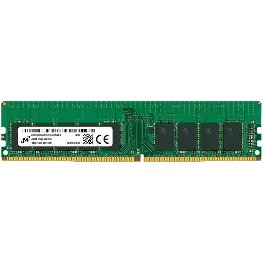DDR4 ECC UDIMM operatyvioji atmintis su mikroschemomis