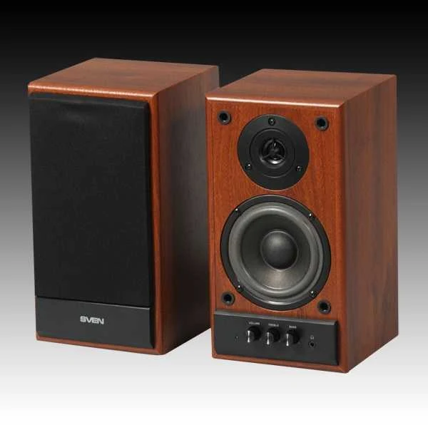 Kompiuterio kolonėlės Multimedija – garsiakalbis SVEN SPS-702 (Stereo, 40W, 40Hz-22Hz, Medinis)
