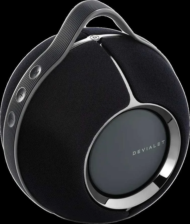 Nešiojama kolonėlė Devialet Mania, Juodos spalvos