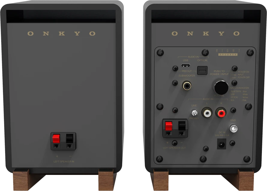 Kompiuterio kolonėlės Onkyo Creator serijos GX-10DB aktyvios kolonėlės, Juodas, pora