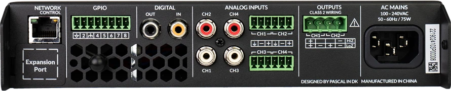 Vaizdo grotuvas Origin Acoustics PROA125.1 Pro 2 kanalų 125 W stiprintuvas