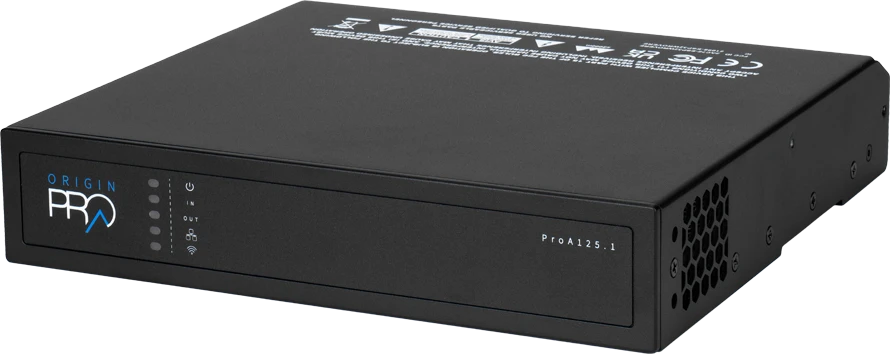 Vaizdo grotuvas Origin Acoustics PROA125.1 Pro 2 kanalų 125 W stiprintuvas