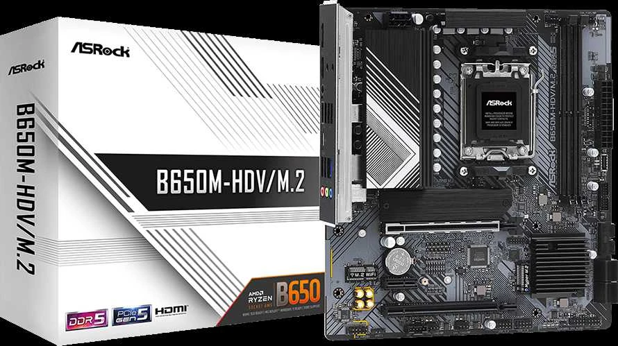 Pagrindinė plokštė ASRock B650M-HDV/M.2