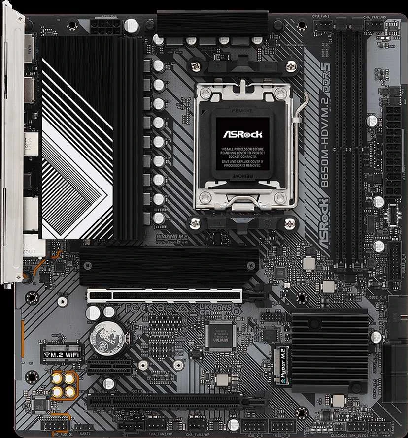 Pagrindinė plokštė ASRock B650M-HDV/M.2