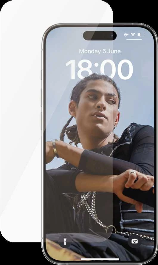 Panzer Glass PanzerGlass | SAUGU | Ekrano apsauga | Apple | iPhone15 PRO | Stiklas | Išvalyti | Itin platus pritaikymas