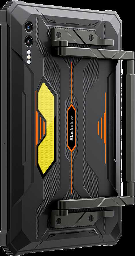 Planšetė Blackview Active 10 Pro Rugged Tab 12GB/512GB, 10,95 colio FHD+1920x1200 IPS 90Hz Corning Glass 3, MT6878 aštuonių branduolių, 50MP priekinė / 108MP-20MP galinė kamera, 5 mm3 nught0, 0,5 mm FC, Android 14, NFC, piršto atspaudas, MIL-STD-810H, Oranžinis