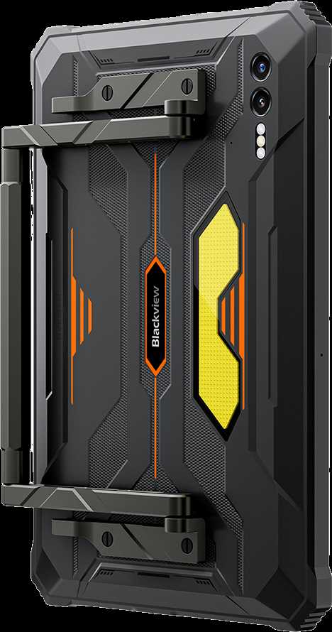 Planšetė Blackview Active 10 Pro Rugged Tab 12GB/512GB, 10,95 colio FHD+1920x1200 IPS 90Hz Corning Glass 3, MT6878 aštuonių branduolių, 50MP priekinė / 108MP-20MP galinė kamera, 5 mm3 nught0, 0,5 mm FC, Android 14, NFC, piršto atspaudas, MIL-STD-810H, Oranžinis