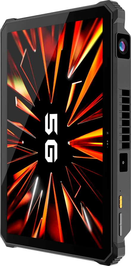 Planšetė Blackview Active 12 Pro Rugged Tab 5G 16GB/1Tb 11 colių FHD 1920x1200 IPS 90Hz LCD Corning Glass 3 + PROJEKTORIUS 120 colių MT7300 Aštuonių branduolių 2.5GHz 50MP Priekinė / 108MP Galinė Kamera Naktinio matymo 30000mAh Be įkrovimo Android 15 NFC MIL-STD-810H Juodas