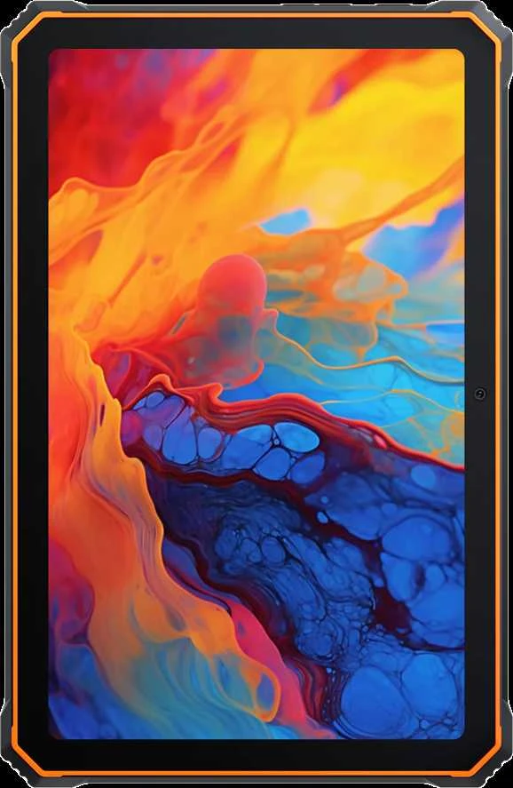 Planšetė „Blackview Active 8 Pro Rugged Tab“ 8 GB / 256 GB, 10,36 colio FHD+ 1200 x 2000 IPS LCD, aštuonių branduolių, 16 MP priekinė / 48 MP galinė kamera, baterija 22 000 mAh, 33 W laidinis įkrovimas, USB Type-C lizdas, ILD kortelė, 13 M 13, 0 Oranžinis