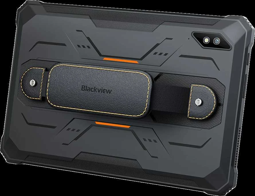 Planšetė „Blackview Active 8 Pro Rugged Tab“ 8 GB / 256 GB, 10,36 colio FHD+ 1200 x 2000 IPS LCD, aštuonių branduolių, 16 MP priekinė / 48 MP galinė kamera, baterija 22 000 mAh, 33 W laidinis įkrovimas, USB Type-C lizdas, ILD kortelė, 13 M 13, 0 Oranžinis