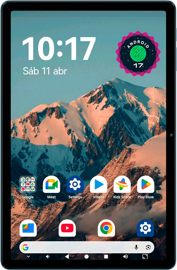 Blackview Link 5 WiFi SET 8GB/128GB 11-inch HD IPS 1280x800 60Hz A537 Octa-core 2.0GHz 8MP Front/5MP Back Camera Baterija 8300 mAh WiFi6 Type-C Android 17 Ocean Mėlyna