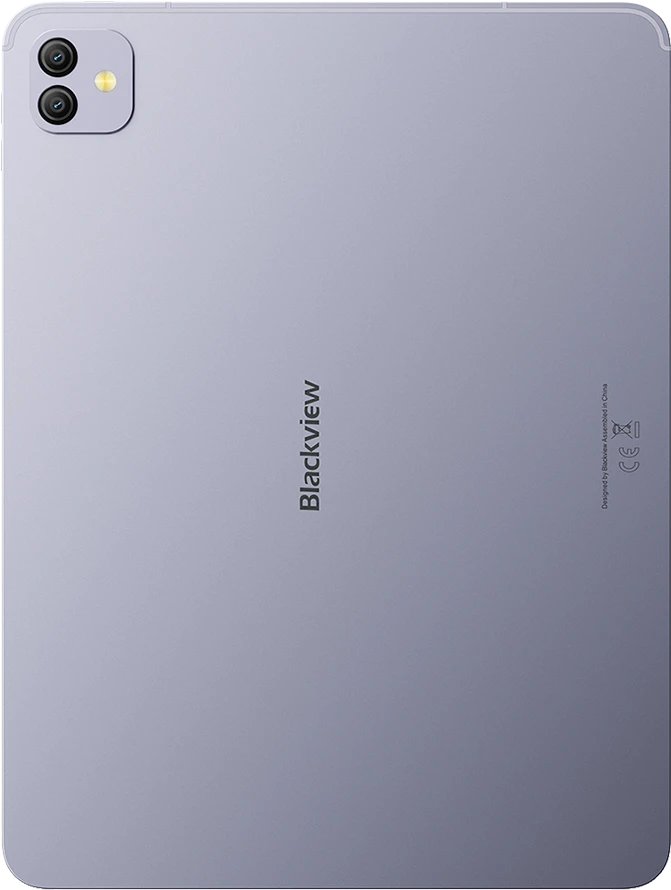 Planšetė Blackview LINK 8 SET WiFi 12.7 colio 2k+ 2176x1600 90Hz 6GB+256GB MT Helio G100 aštuonių branduolių 2.2GHz kamera Priekinė 13MP Galinė 16MP 8400mAh įkrovimo laidas Apsauginis stiklas Dėklas Rašiklis Pelė Klaviatūra Android 15 Debesuota Violetinė