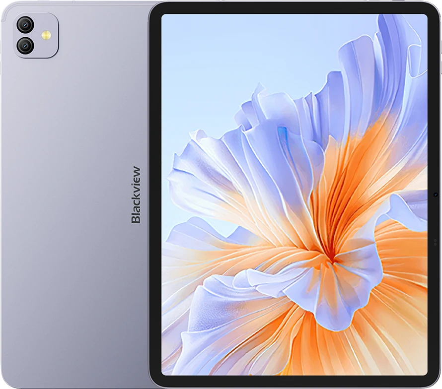 Planšetė Blackview LINK 8 SET WiFi 12.7 colio 2k+ 2176x1600 90Hz 6GB+256GB MT Helio G100 aštuonių branduolių 2.2GHz kamera Priekinė 13MP Galinė 16MP 8400mAh įkrovimo laidas Apsauginis stiklas Dėklas Rašiklis Pelė Klaviatūra Android 15 Debesuota Violetinė