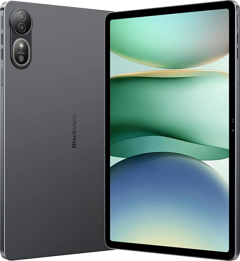 Planšetė Blackview MEGA 12 SET 5G 12.2" FHD 2400x1600 120Hz 12GB+256GB MT Dimensity 7200 Octa-core 2.8GHz Kamera 13MP/50+20MP 10000mAh NFC IP68 FP DualSIM WiFi6E BT5.3 rašiklio dėklas apsauginis stiklas klaviatūra pelės ausinės įkroviklis Android 16 Kosminė pilka