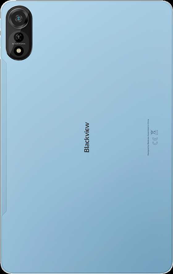 Planšetė Blackview MEGA 2 SET LTE 12 colių FHD+IPS 1200x2000 60Hz 12GB+256GB Unisoc T615 aštuonių branduolių 1.6GHz kamera Priekinė 8MP Galinė 16MP 9000mAh+Įkrovimas 18W Greitas / Kabelis Plėvelė Dėklas Rašiklis Pelė Klaviatūra EN Netflix HD Android 15 Ice Mėlyna