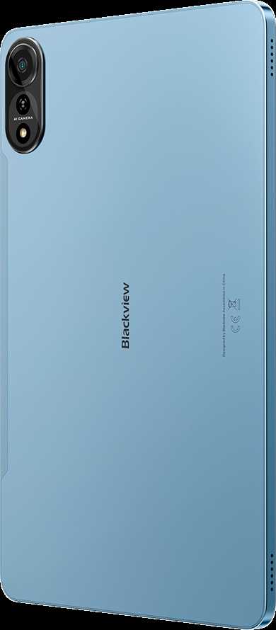 Planšetė Blackview MEGA 2 SET LTE 12 colių FHD+IPS 1200x2000 60Hz 12GB+256GB Unisoc T615 aštuonių branduolių 1.6GHz kamera Priekinė 8MP Galinė 16MP 9000mAh+Įkrovimas 18W Greitas / Kabelis Plėvelė Dėklas Rašiklis Pelė Klaviatūra EN Netflix HD Android 15 Ice Mėlyna