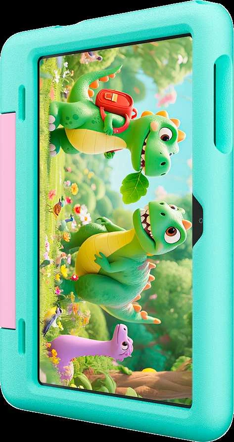 Planšetė Blackview Tab 20 Kids WiFi 10.1-inch 800x1280 HD 60Hz Unisoc Tiger T310 2Hz 4GB + 64GB 6600mAh Cam 5MP/8MP WiFi5 Android 15 Fairy Žalias