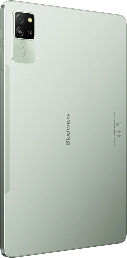 Planšetė Blackview Tab 60 Pro SET 10.1-inch HD+ 800x1280 IPS 60Hz, 8GB/128GB, Octa-core T606 1.6GHz, Cam Front 5MP Rear 8MP, Baterija 7700mAh, LTE, USB Type-C, Charger, Cable, SIM tool, Film, Case, Passive stylus, Mouse, Keyboard, Android 15, Algae Žalias
