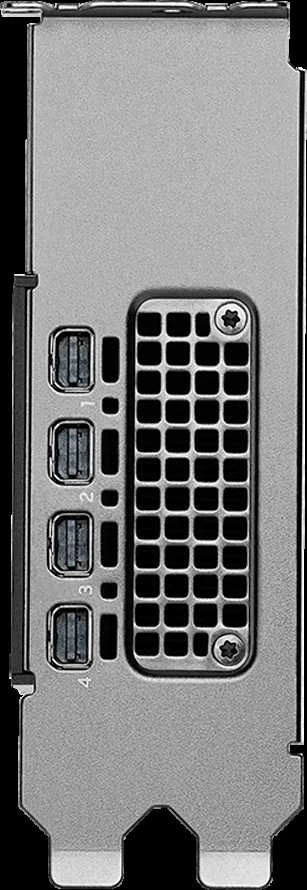 PNY NVIDIA RTX PRO 2000 Blackwell OEM versija, PCI-Express x16 Gen 5.0, dvigubas lizdas, 16 GB GDDR7 ECC 128 bitų, 4x Mini DP 2.1b, HDCP 2.2 ir HDMI 2.0 palaikymas su pasirenkamais adapteriais