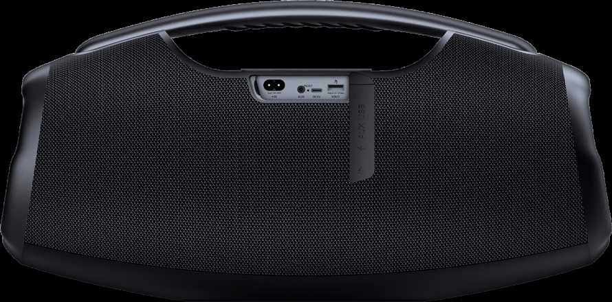 Portable speaker SVEN PS-990, juodas, power output 180W (RMS), TWS, Bluetooth, RGB backlight, Atsparus vandeniui (IPx7), USB, Lithium battery, Baterija life – iki 16 hours