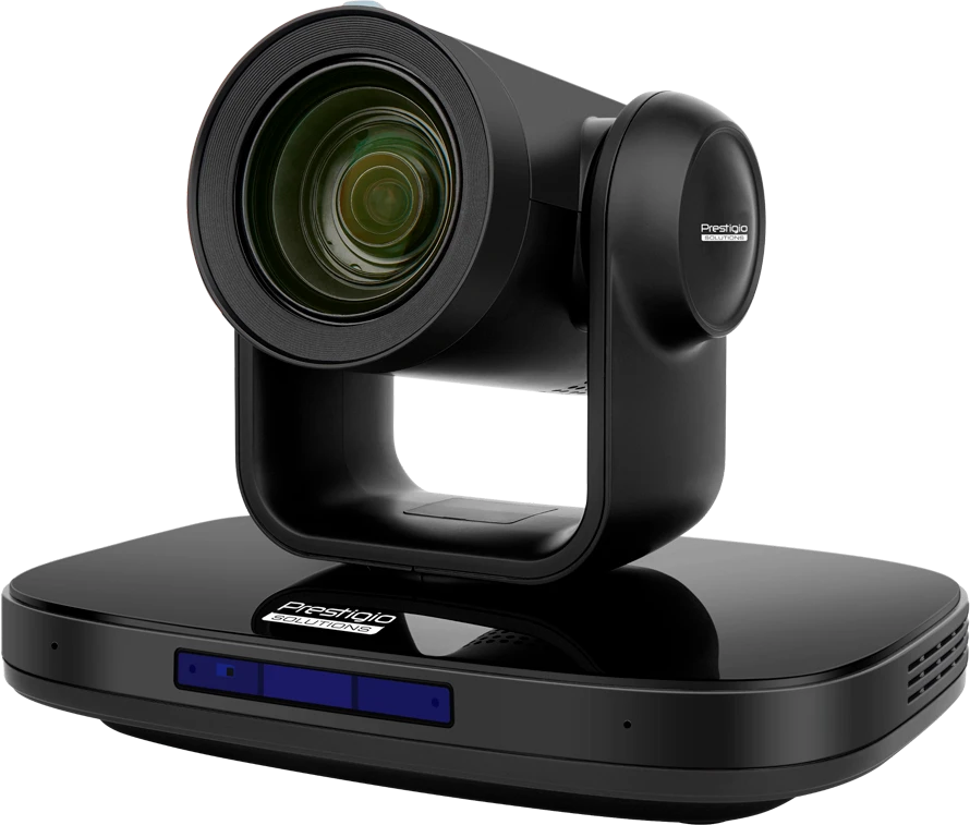 „Prestigio Solutions“ vaizdo konferencijų 4K PTZ kamera „Alpha“: 4K UHD, 8,4 MP, PTZ, DI, be mikrofono, PoE, jungtis per HDMI 2.0, USB 3.0, RJ45 arba 3G-SDI