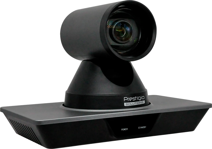 „Prestigio Solutions“ vaizdo konferencijų 4K PTZ kamera: 4K, 8,5 MP, be mikrofono, jungtis per HDMI 2.0, USB 3.0 arba RJ45