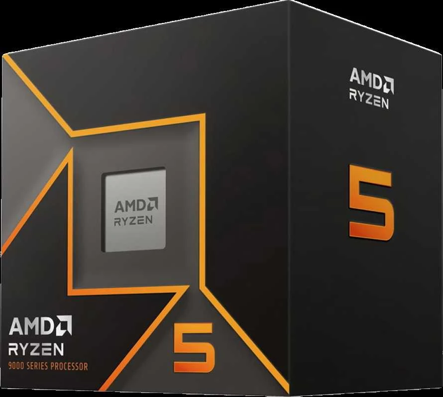 Procesorius AMD CPU Desktop Ryzen 5 6/12T 9600 (5.2GHz, 38MB, 65W, AM5) dėžutė su Wraith Stealth Cooler ir Radeon Graphics